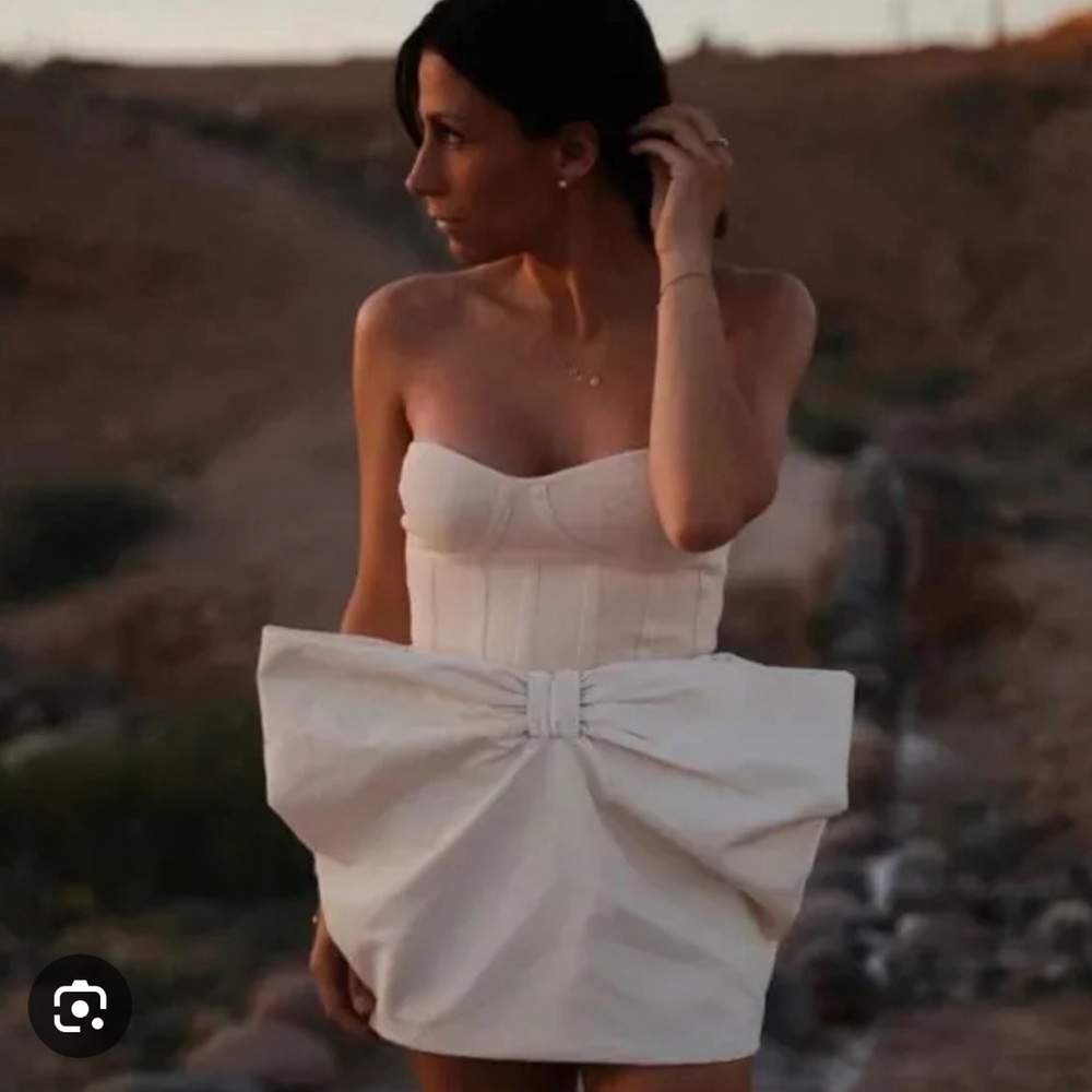 Zara bow skirt